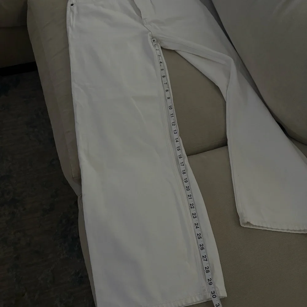 SONG OF STYLE Deanna Jean Retails 
$215 White Chalk Wide-Leg Pants Size 27 - Picture 12 of 14